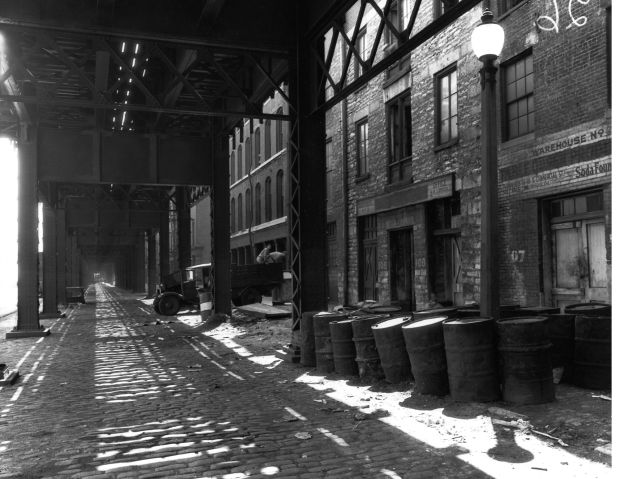 Riverfront before the Arch, 1939
